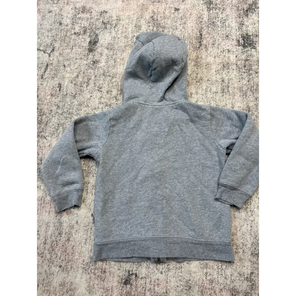Hoodie Jacket Boy Zip-up Fuzzy Lined Comfy & Non-Binding Gray Carter's Size 4T